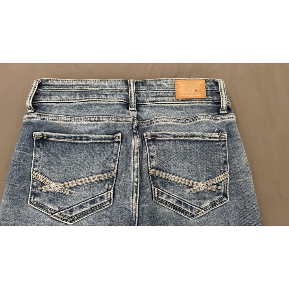 BKE Payton Jeans Womens 26S Straight Leg Mid Rise Stretch Medium Wash - Picture 14 of 15